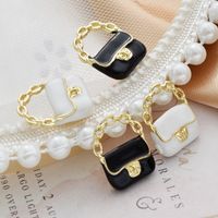 10 Pcs/package Simple Style Bag Alloy Enamel Pendant Jewelry Accessories main image 4