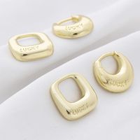 10 Pcs/package Simple Style Letter Solid Color Alloy Plating Pendant Jewelry Accessories main image 4