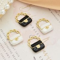 10 Pcs/package Simple Style Bag Alloy Enamel Pendant Jewelry Accessories main image 3