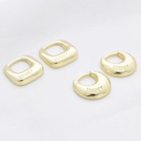 10 Pcs/package Simple Style Letter Solid Color Alloy Plating Pendant Jewelry Accessories main image 2