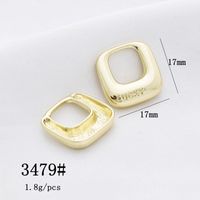 10 Pcs/package Simple Style Letter Solid Color Alloy Plating Pendant Jewelry Accessories sku image 2