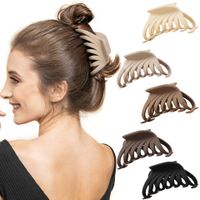 Frau Einfacher Stil Geometrisch Kunststoff Einbrennlack Haarkrallen main image 1
