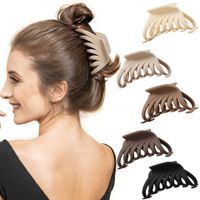 Women's Simple Style Geometric Plastic Stoving Varnish Hair Claws main image 6