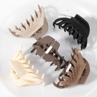 Women's Simple Style Geometric Plastic Stoving Varnish Hair Claws main image 5