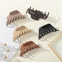 Women's Simple Style Geometric Plastic Stoving Varnish Hair Claws main image 3