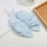 Women's Pastoral Simple Style Flower Cloth Pearl Pleated Hair Clip sku image 2
