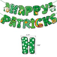 St. Patrick Cartoon Style Color Block Paper Festival Decorative Props main image 4