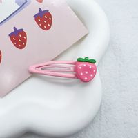 Women's Sweet Strawberry Plastic Hair Clip sku image 1