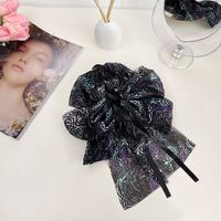 Women's Pastoral Bow Knot Cloth Floral Hair Clip sku image 3