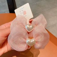 Girl'S Casual Cute Bow Knot Cloth Gauze Hair Clip sku image 6