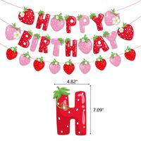Birthday Cartoon Style Letter Paper Festival Decorative Props main image 2