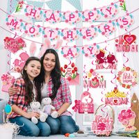 Mother's Day Cute Vacation Letter Paper Festival Decorative Props main image 3