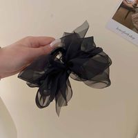 Women's Sweet Bow Knot Plastic Gauze Handmade Hair Claws sku image 1