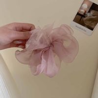 Women's Sweet Bow Knot Plastic Gauze Handmade Hair Claws sku image 4