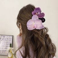 Women's Sweet Flower Plastic Hair Clip Hair Claws main image 3