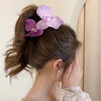 Women's Sweet Flower Plastic Hair Clip Hair Claws main image 5