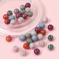10 Pieces Resin Gradient Color Beads main image 4