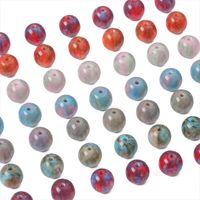 10 Pieces Resin Gradient Color Beads main image 3