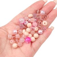 20 Pieces Diameter 8mm Hole 1~1.9mm Glass Solid Color Beads main image 5