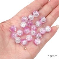 20 Pieces Diameter 8mm Hole 1~1.9mm Glass Solid Color Beads sku image 5