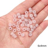 20 Pieces Diameter 8mm Hole 1~1.9mm Glass Solid Color Beads sku image 2