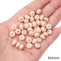 20 Pieces Diameter 8mm Hole 1~1.9mm Glass Solid Color Beads sku image 3