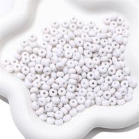 100 PCS/Package Arylic Solid Color Beads sku image 2