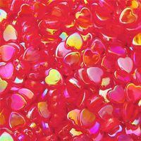 100 Pieces Arylic Star Heart Shape Beads sku image 2