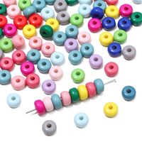 100 PCS/Package Arylic Solid Color Beads main image 5