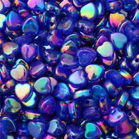 100 Pieces Arylic Star Heart Shape Beads sku image 5