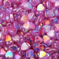 100 Pieces Arylic Star Heart Shape Beads sku image 9