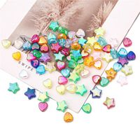 100 Pieces Arylic Star Heart Shape Beads main image 3