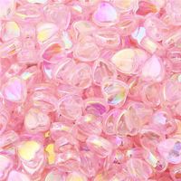100 Pieces Arylic Star Heart Shape Beads sku image 3