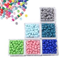 100 PCS/Package Arylic Solid Color Beads main image 3