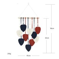 Vacation Simple Style Classic Style Leaf Cotton Pendant Artificial Decorations sku image 2