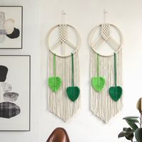 Vacation Simple Style Classic Style Leaf Cotton Pendant Artificial Decorations main image 1