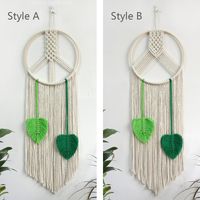 Vacation Simple Style Classic Style Leaf Cotton Pendant Artificial Decorations main image 2