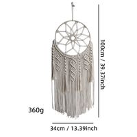 Simple Style Classic Style Circle Solid Color Cotton Pendant Artificial Decorations sku image 1