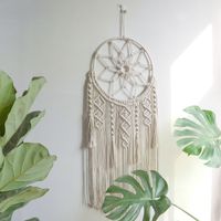 Simple Style Classic Style Circle Solid Color Cotton Pendant Artificial Decorations main image 4