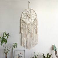 Simple Style Classic Style Circle Solid Color Cotton Pendant Artificial Decorations main image 6