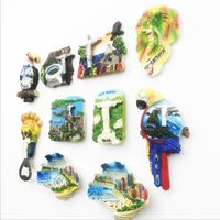 Retro Classic Style Letter Synthetic Resin Plastic Refrigerator Magnet main image 4