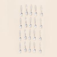 20 Pieces Simple Style Spoon Alloy Plating Pendant Jewelry Accessories main image 5