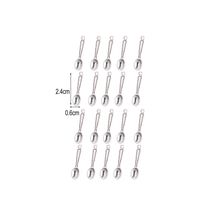 20 Pieces Simple Style Spoon Alloy Plating Pendant Jewelry Accessories main image 2