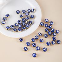 50 Pieces 6 * 8mm Resin Devil's Eye Beads main image 4