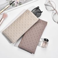 Casual Geometric Pu Leather Unisex Glasses Pouch main image 1