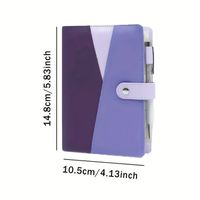 1 Set Multicolor Learning School Paper Casual Vacation Loose Spiral Notebook main image 5