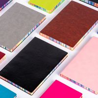 1 Piece Multicolor Learning School Pu Leather Paper Casual Vacation Notebook main image 2