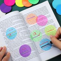 1 Set Solid Color Learning School Paper Casual Vacation Stickers main image 2