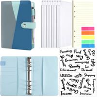 1 Set Multicolor Learning School Paper Casual Vacation Loose Spiral Notebook sku image 4