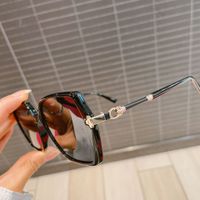 Simple Style Solid Color Resin Square Full Frame Women's Sunglasses main image 3